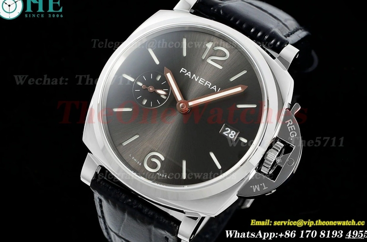 LE SS VSF Due Grey Luminor PAM1250 42mm P900 Dial 0104